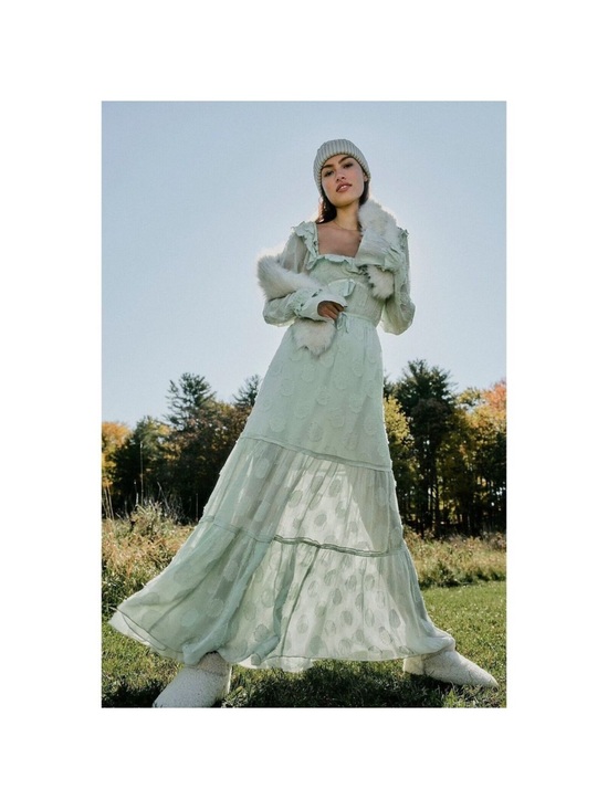 Free People Dresses & Skirts - Free People Yara Whimsical Maxi Dress M